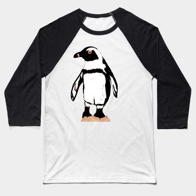 Penguin Baseball T-Shirt by drknice